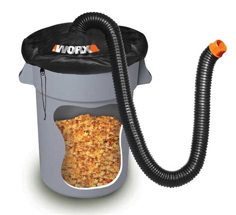 leaf collector home depot|trash can leaf collection system.